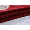 100% Polyester Red Chenille Sofa Fabric Softly